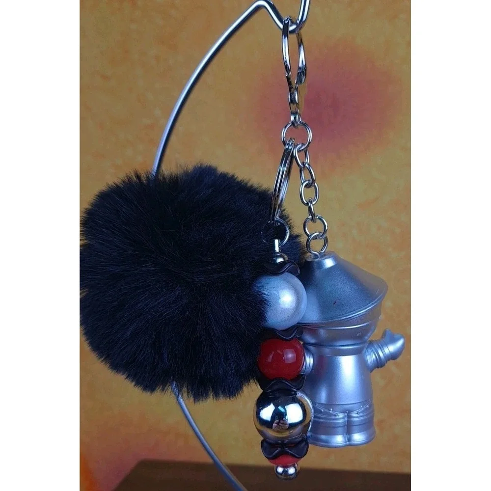 New Fisher Price Little People Wizard Of‎ Oz Tin Man Handmade Keychain Backpack